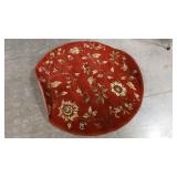 SAFAVIEH ROUND ACCENT RUG NYLON BLEND