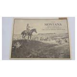 A MAP OF MONTANA - THE LAND OF SHINING MOUNTAINS