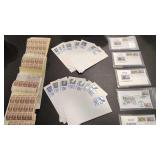 STATE OF WYOMING 1940 3 CENT POSTAL STAMPS, USE 25