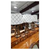 3 MATCHING ACCENT LAMPS