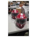 2 MOTORCYCLE HELMENTS SZ LARGE & MEDIUM