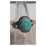 TURQUOISE COLOR 925 RING
