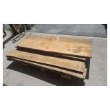 1' BLUE PINE WOOD SLABS 17 6' LENGTH