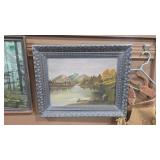 CHARTIER - UNTITLED ORIGINAL ACRYLIC ON BOARD