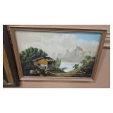 OIL ON BOARD ORIGINAL ART 1888