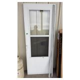 METAL AND GLASS SCREEN DOOR
