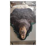 BLACK BEAR RUG 64' HEAD TO TAIL