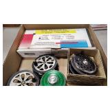 THOMPSON FLY TYING VICE & 4 FLY REELS