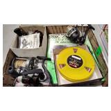 4 SPIN REELS & LINE