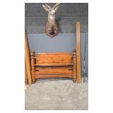 WOOD HEADBOARD FOOTBOARD RAILS 60'