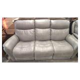 3/3 LEATHER ELECTRIC RECLINE SOFA 82' WIDTH