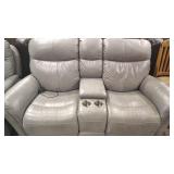 2/2 LEATHER ELECTRIC RECLINE LOVESEAT 73' WIDTH