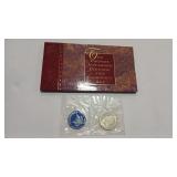 1976 JEFFERSON COIN/CURRENCY SET & 1971 EISENHOWER