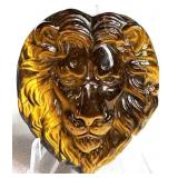 TIGER EYE LION SCULPTURE 36G