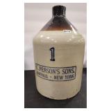 C. PEARSON'S SONS #1 DBL GLAZED JUG