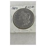 1885 MORGAN SILVER DOLLAR