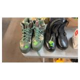 CAMO CANVAS HI-TEC BOOTS SIZE 13 & MILITARY STYLE