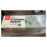 4PC 15' EARTH AUGER CANOPY SET