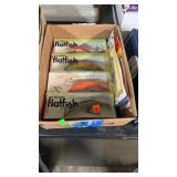 GROUP OF 5 FISHING LURES & COWBELLS