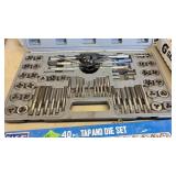 PITTSBURG 60 PC TAP & DIE SET, LOOKS COMPLETE