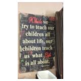 WOODEN SIGN