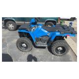 2017 POLARIS SPORTSMAN 450 QUAD, W/ 621 MILES,