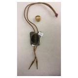 BOLO TIE & HORN RING