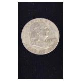 1960 FRANKLIN SILVER HALF DOLLAR