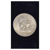 1952 FRANKLIN SILVER HALF DOLLAR