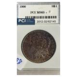 1900 MS65 TONED MORGAN SILVER DOLLAR