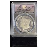 2024 SIGNED DAVID HALL PCGS MORGAN SILVER DOLLAR