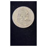 1953 FRANKLIN SILVER HALF DOLLAR
