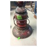 EMBURY NO. 40 RED GLOBE TRAFFIC LIGHT