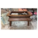 GLASS TOP DESK