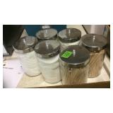 6 JARS OF MEDICAL SUPPLIES