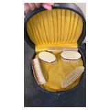 NICE CELLULOID DRESSER SET