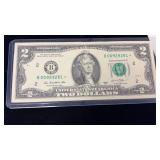 2000 SERIES TWO DOLLAR BILL