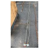 7 1/2 FT & 10FT CHAIN W/ HOOK ON EA END