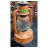 ORANGE LITTLE WIZARD BARN LANTERN