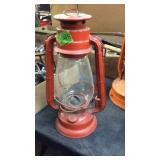 RED WINGEDWHEEL NO. 500 BARN LANTERN