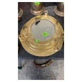 PR OF BRASS NAUTICAL MIRRORS