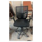 ADJUSTABLE ROLLING SWIVEL TALL OFFICE CHAIR SOME
