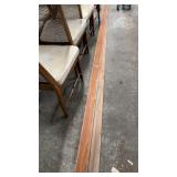 2 MAHOGANY BOARDS, 12 FT