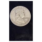 1950 FRANKLIN SILVER HALF DOLLAR