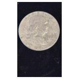 1962 FRANKLIN SILVER HALF DOLLAR