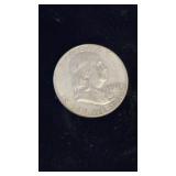 1962 FRANKLIN SILVER HALF DOLLAR