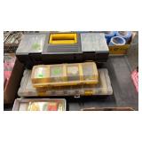 POLY TOOLBOX  W/ RIVITER, RIVITS & 2 ORGANIZERS