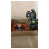 COWBOY CERAMIC SCULPTURE & SIGN