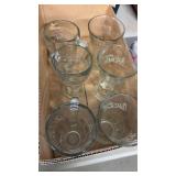 SET OF 6 COCA COLA GLASSES