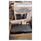 PERSONAL FAN, CANON BUBBLE JET PRINTER & MISC